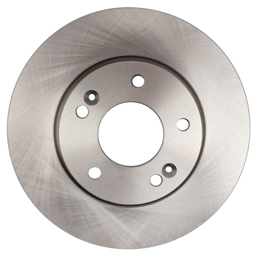 TRQ Front Brake Rotors Set Compatible with 2009-2012 Hyundai Elantra 2005-2010 Sonata 2010-2012 Tucson 2006-2010 Kia Optima 2010 Rondo 2012-2013 Soul 2011 Sportage - Image 2