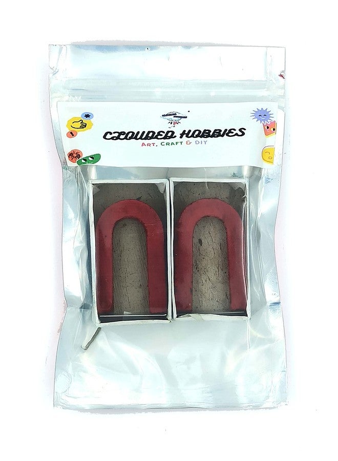 Clouded Hobbies Horse Shoe Magnets Pack of 2 for Physics Experiment, DIY, Craft, Projects, Teaching Aid Educational Toy - Image 4