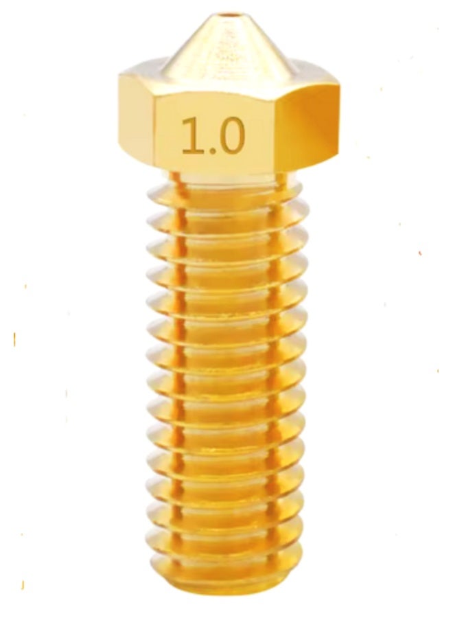 3D Printer Volcano Long Brass Nozzle – 0.4mm, 0.6mm, 0.8mm, 1.0mm, 1.2mm for 1.75mm & 3.0mm Filament – High Flow, Durable, Compatible with E3D V6, Creality, Anycubic, Prusa - Image 4