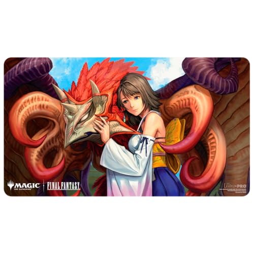 Ultra PRO Final Fantasy x Universes Beyond Yuna Hope of Spira Playmat for Magic The Gathering Card Game Playmat Final Fantasy Collectibles Desk Mat Mousepad - Image 1