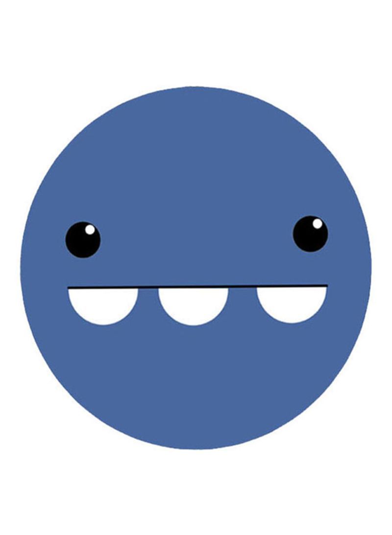 RKN Funny Face Printed Fridge Magnet  Blue/White - Image 2