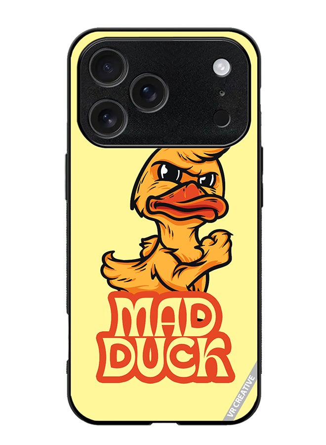 Protective Case Cover For Apple iPhone 17 Pro Max Mad Duck Design Multicolour