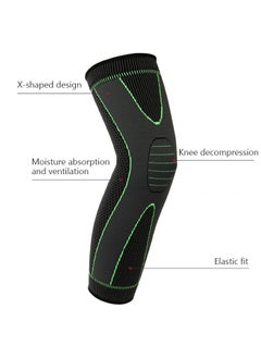 GROIC Adjustable Leg Guards Wraps, Knee Braces Sleeves Leg Compression Sleeves for Working Out and Injury Prevention, Protection Shin Guards for Basketball Football Running Trainning  - Image 4