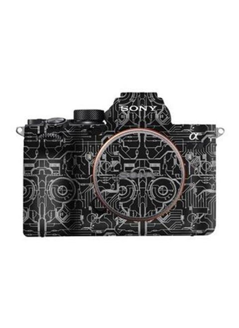 مناسب لكاميرا Sony A7R4، طبقة حماية SLR، لا يوجد لاصق متبقي، طبقة تغيير اللون، لا توجد علامات واقية للبشرة - اللون: فضي مثلثي شمالي
