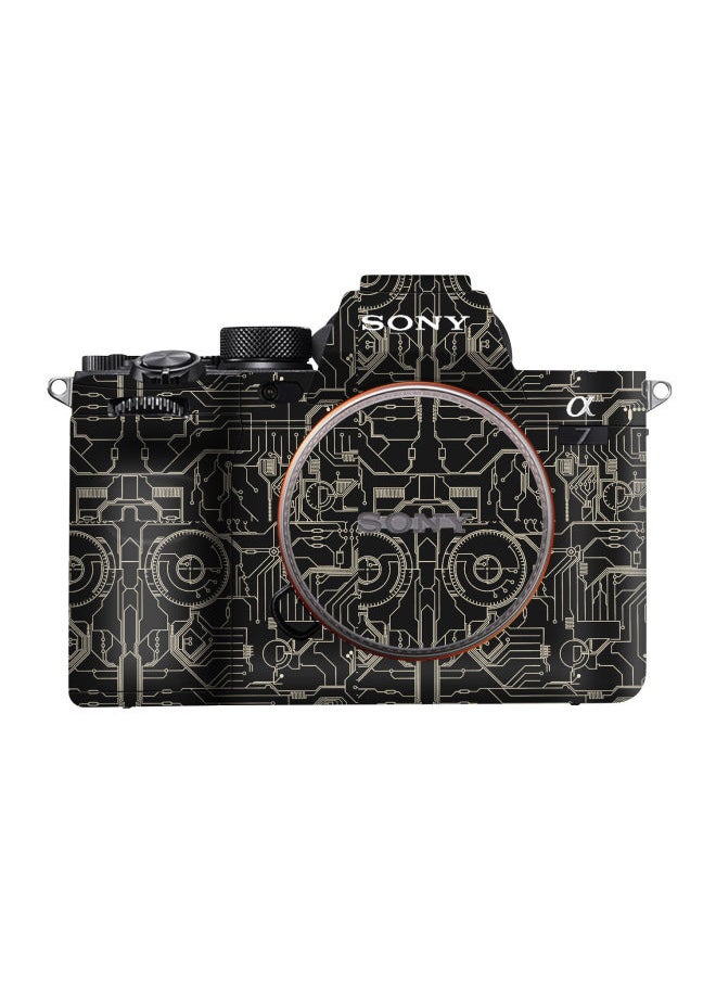 ماركة غير محددة - مناسب لكاميرا Sony A7R4، طبقة حماية SLR، لا يوجد لاصق متبقي، طبقة تغيير اللون، لا توجد علامات واقية للبشرة - اللون: فضي مثلثي شمالي - Image 1