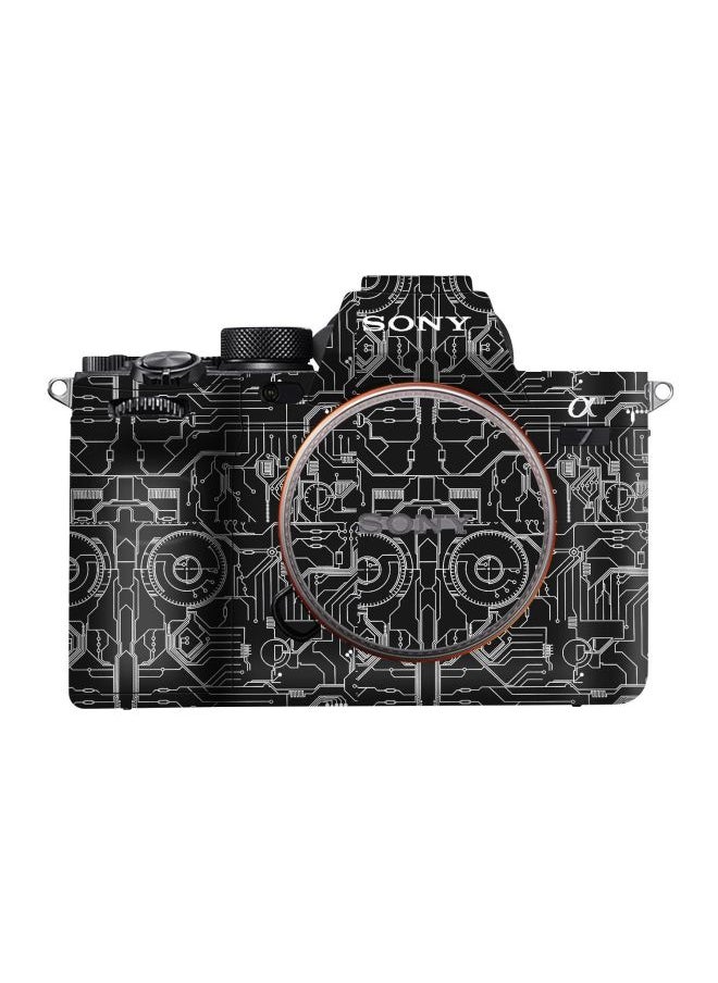 ماركة غير محددة - مناسب لكاميرا Sony A7R4، طبقة حماية SLR، لا يوجد لاصق متبقي، طبقة تغيير اللون، لا توجد علامات واقية للبشرة - اللون: فضي مثلثي شمالي - Image 1