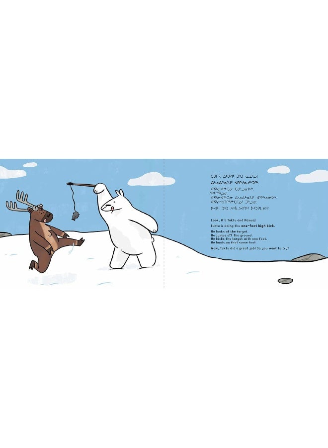 Let's Play Inuit Games! with Tuktu and Friends: Bilingual Inuktitut and English Edition - Image 3