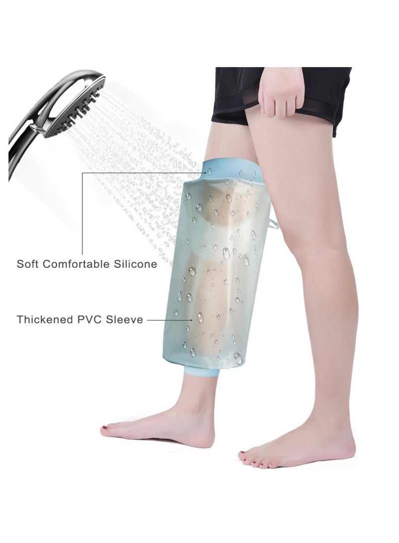 general Soft and comfortable knee leg silicone waterproof cover for adults effectively protects wounds - Image 2