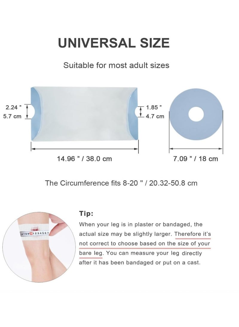 general Soft and comfortable knee leg silicone waterproof cover for adults effectively protects wounds - Image 4