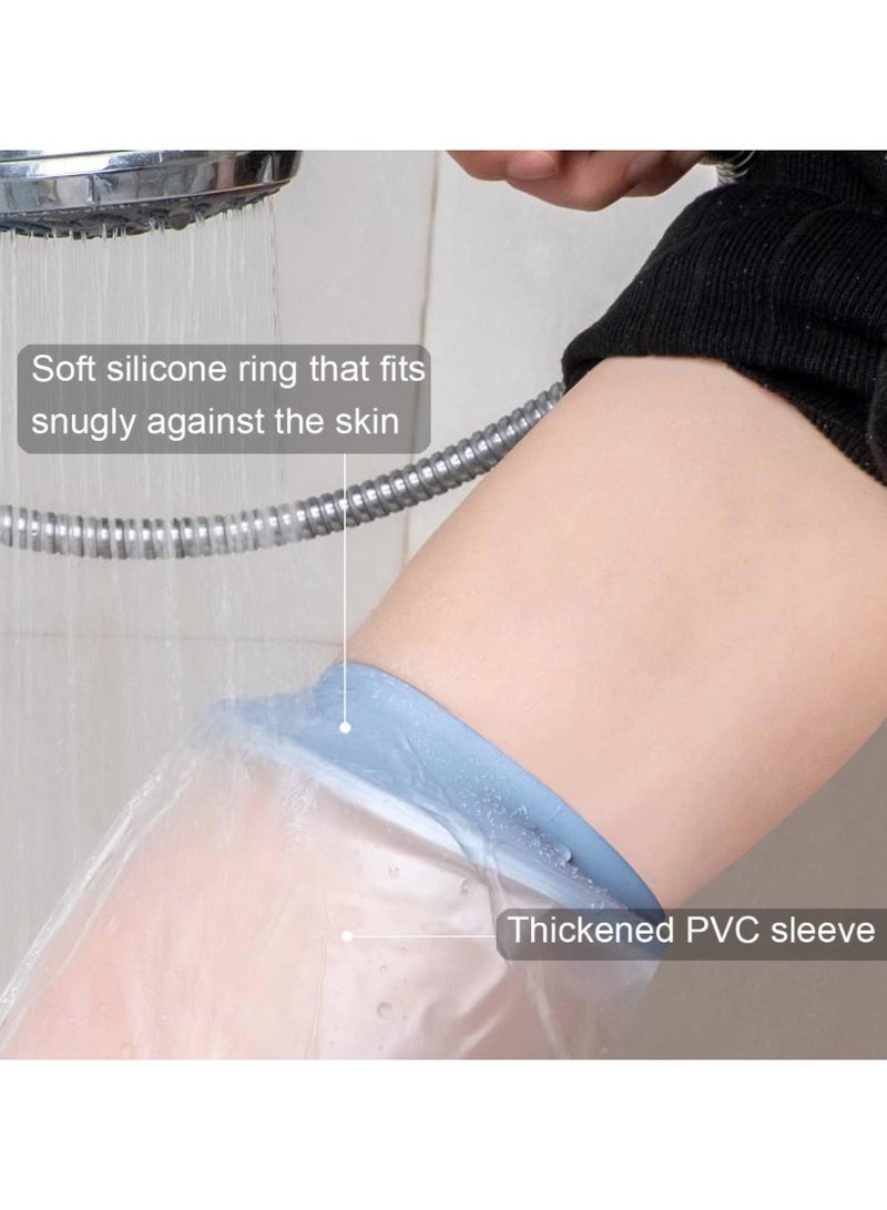 general Soft and comfortable knee leg silicone waterproof cover for adults effectively protects wounds - Image 3