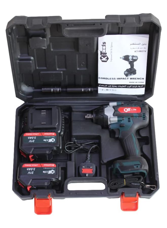 KiTools Cordless Impact Wrench 21 V Brushless - Image 1