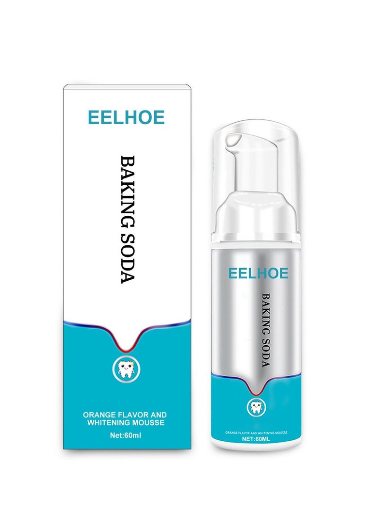إيلهو معجون أسنان رغوي ضغط نوع تبييض الأسنان موس تنظيف الفم وإزالة الجير الأصفر - Image 1