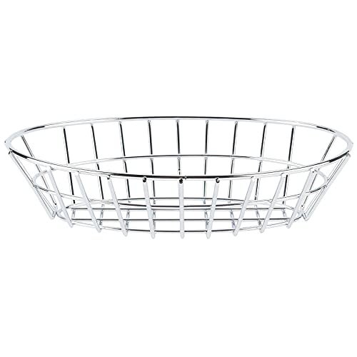 Get G.E.T. 4-20144 Chrome Oval Metal Wire Basket Metal Wire Baskets Collection - Image 1