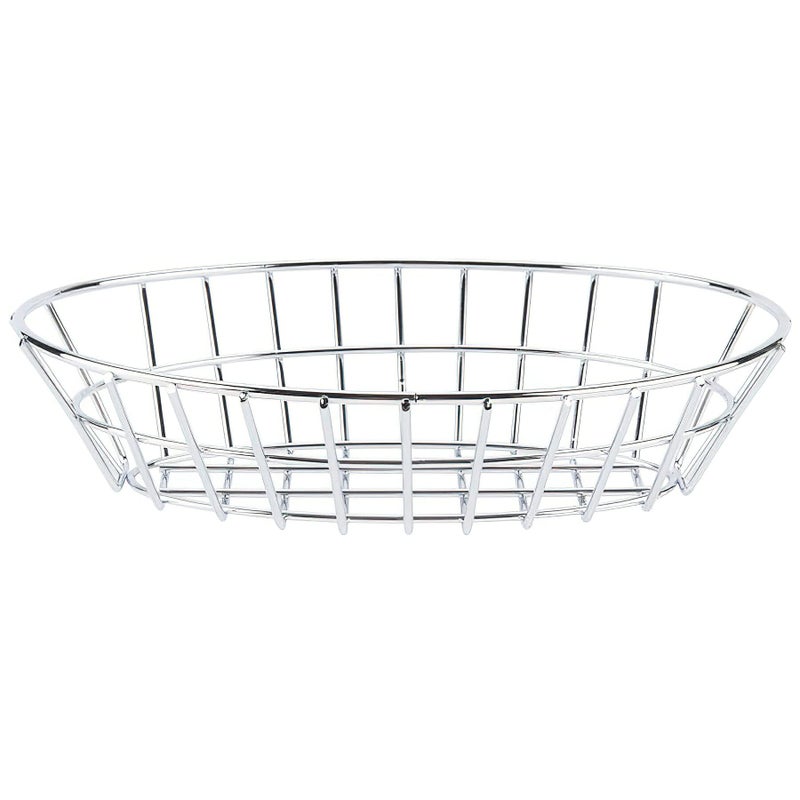 Get G.E.T. 4-20144 Chrome Oval Metal Wire Basket Metal Wire Baskets Collection - Image 3