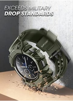 SupCase Unicorn Beetle Pro Series Case For Galaxy Watch 4 46Mm 2021 Release Rugged Protective Case With Strap Bands  - Image 4