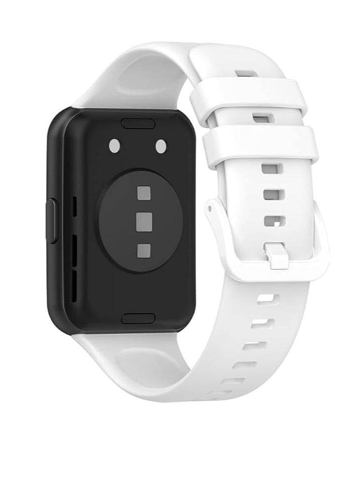 Silicone Band Compatible with Huawei Watch Fit 2, Waterproof Breathable Silicone Sport Replacement Strap for Men Women, Replacement Strap for Huawei Watch Fit 2 by Next store - Image 2