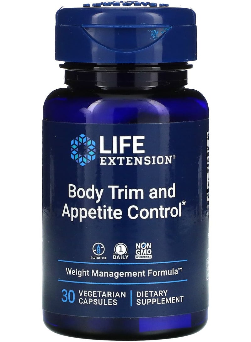 تنحيف الجسم والتحكم في الشهية، 30 كبسولة نباتية