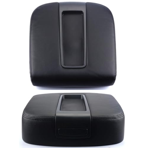 Dasbecan غطاء مسند الذراع لكونسول الوسط من داسبيكان متوافق مع شيفروليه أفالانش 2007-2014، شيفروليه سيلفرادو 1500 2500، شيفروليه سوبربان 1500 2500، جي إم سي يوكون، سييرا 2500HD 3500HD (أسود) - Image 5