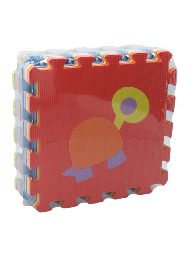 solex 9-Piece EVA Animal Puzzle Mat Red - Image 3