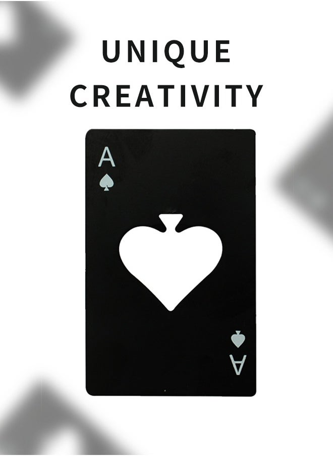 Generic - Bottle Opener Creative Playing Card Shape Spade - Image 1