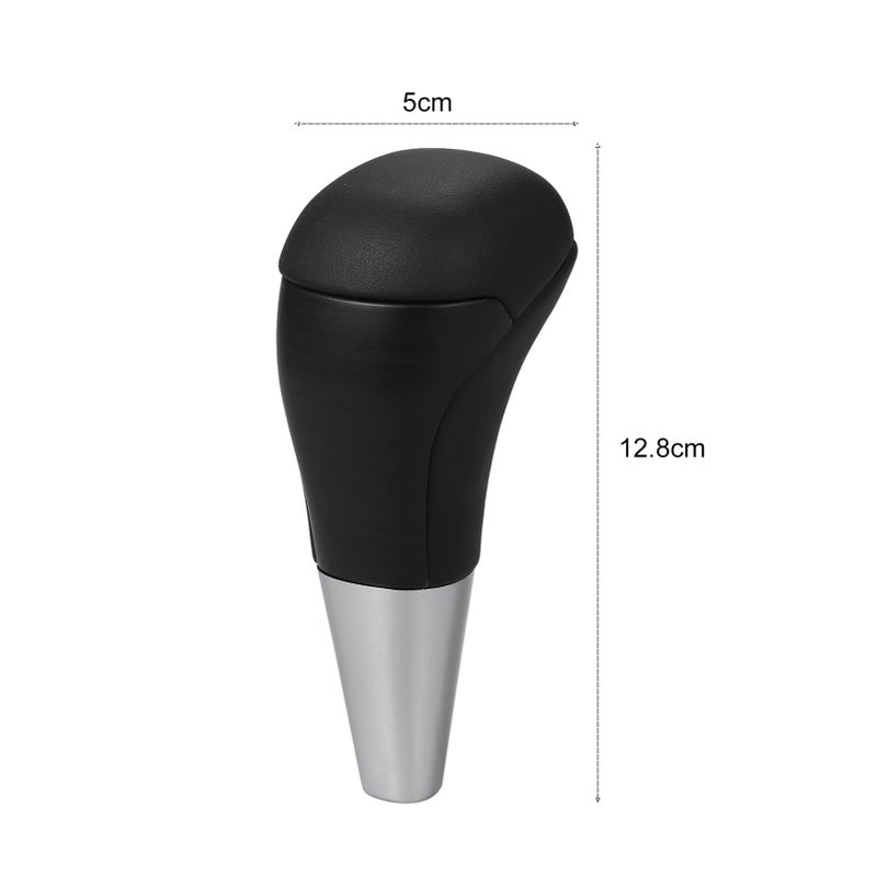 Automatic Shift Knob Type 4 Black Premium Pu Leather & Metal - Wear Resistant Sturdy Durable Gear Shift Knob for Toyota Camry RAV4 Land Cruiser 200 2016-2020 - Image 5