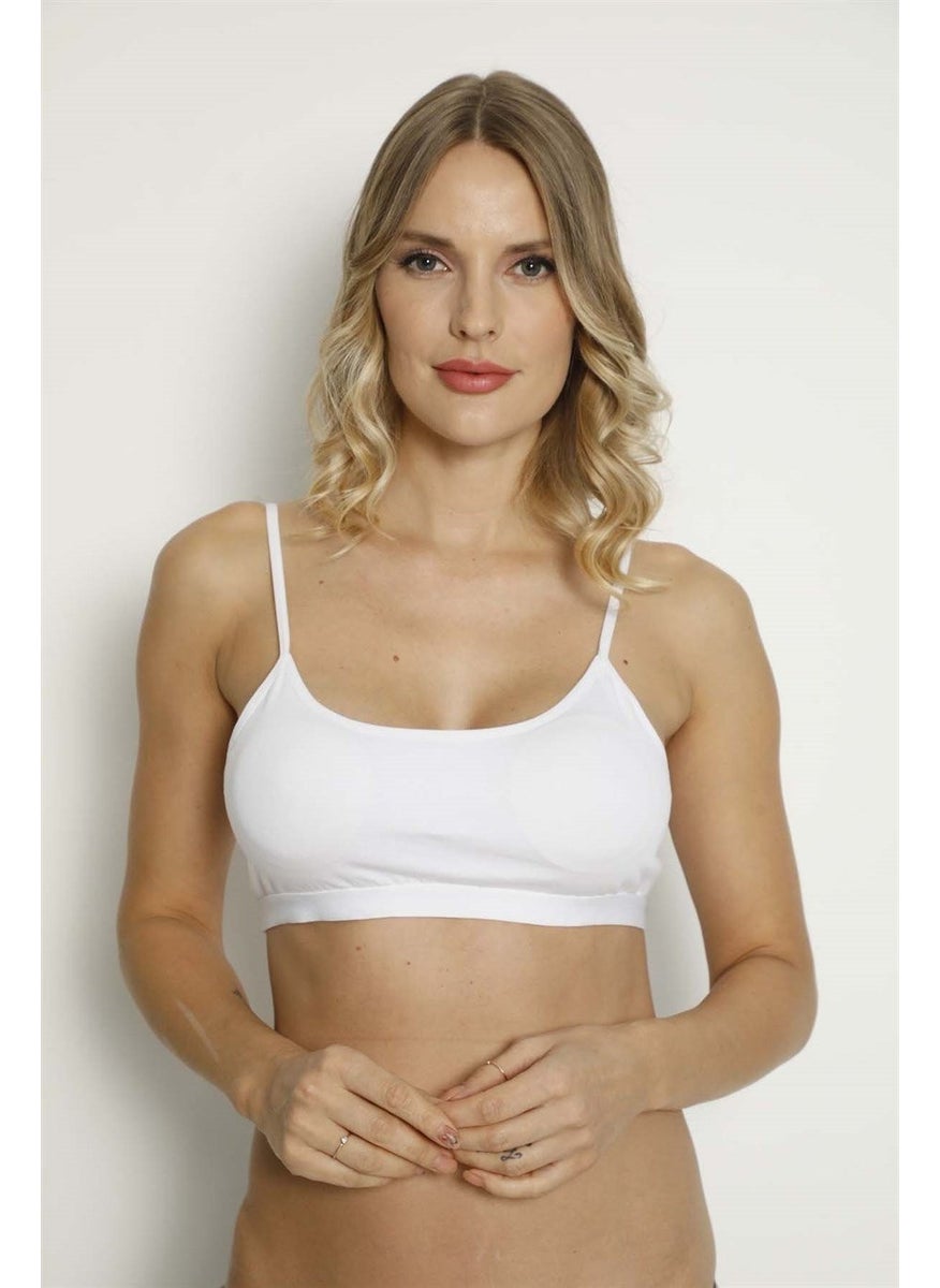 Arma Yıldız Women's Padded Half Undershirt with Rope Strap 4-Pack Colorful  - Image 5