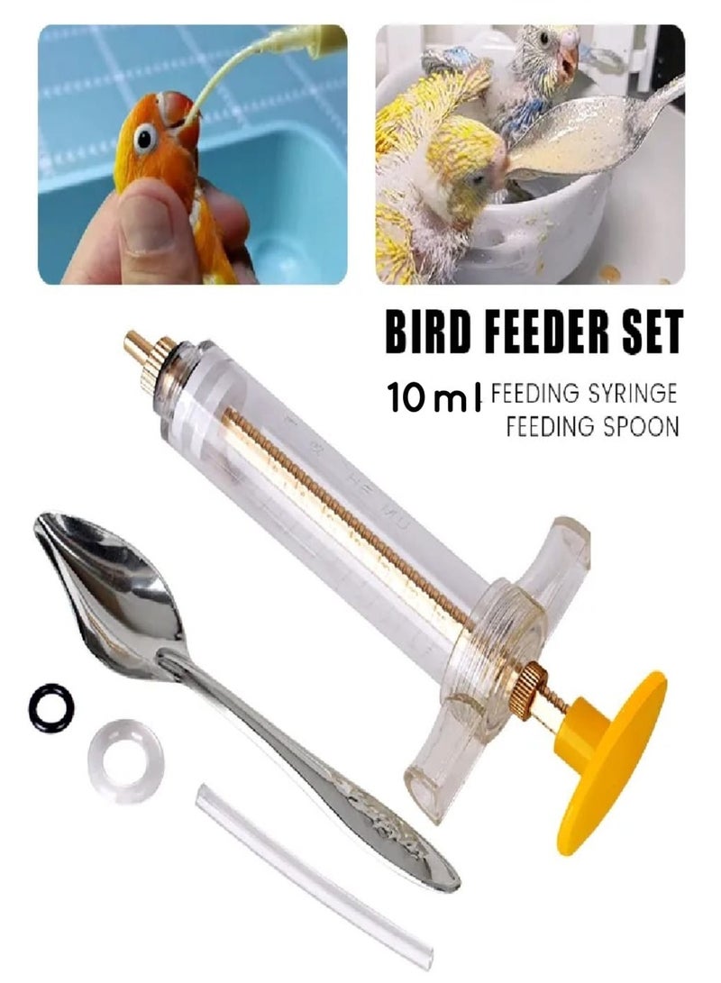 10ml Parrot Feeding Syringe with Hose - Precise Hand-Feeding Tool for Birds - Image 1
