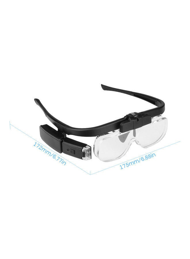 NIBEMINENT Head-Mounted Magnifier Kit Black/Clear - Image 5