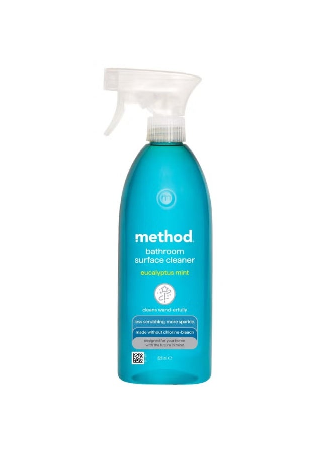 Method Bathroom Cleaner Eucalyptus Scent Sparling Clean with Less Scrubbing - 828 ml