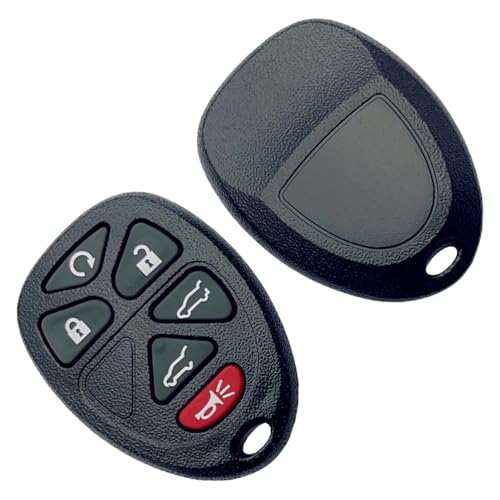 ADUDS Key Fob Shell Replacement for Chevy Tahoe Suburban Cadillac Escalade GMC Yukon 6 Button Car Keyless Entry Remote Control Key Fob Case Cover (6 Button) - Image 3