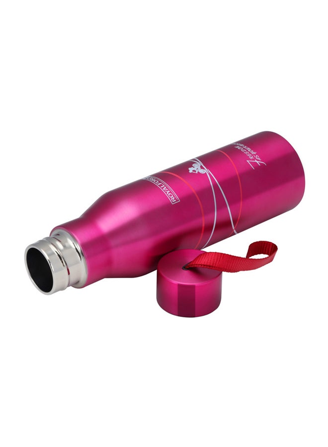 Royalford Vacuum Bottle Stainless Steel 450Ml Pink/White 450ml - Image 3