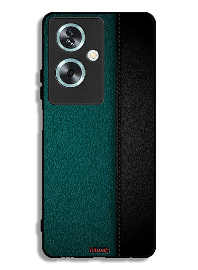 Tolwak Oppo A2 Protective Case Cover Leather Pattern - Image 1