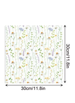 ماركة غير محددة Wildflower Pattern Paper, 24 Sheets 11.8X11.8 Inch Spring Scrapbook, Specialty Paper Watercolor Colorful Flowers, Double-sided Craft Paper for DIY Card, Making Photo, Album Decor  - Image 2