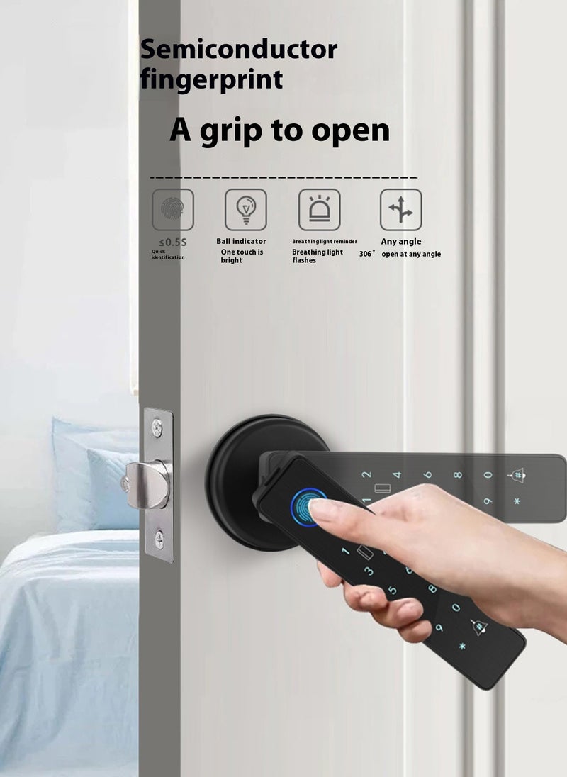 Sharpdo - Smart Door Lock, TuYa APP/  Fingerprint/Swipe Card/Password/Key - Image 1