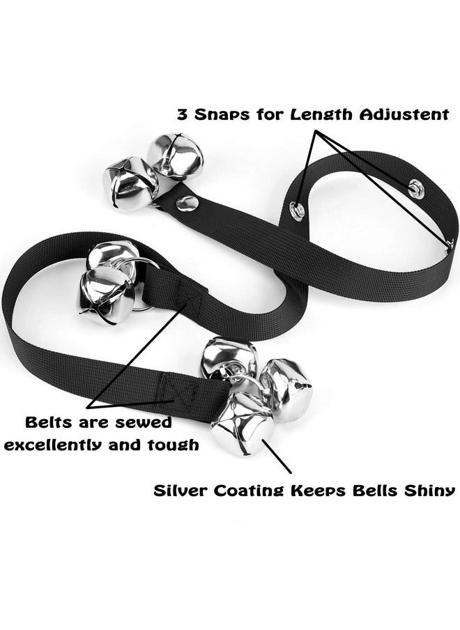 Luckyiren Luckyiren Upgraded Puppy Bells Dog Doorbells for Door Knob/Potty Training/Go Outside-Dog Bells for Puppies Dogs Doggy Doggie Pooch Pet Cat for Dog Lovers-Premium Quality-3 Snaps for Length Adjustment  - Image 2