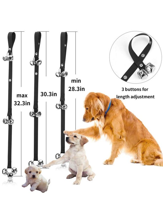 Luckyiren Luckyiren Upgraded Puppy Bells Dog Doorbells for Door Knob/Potty Training/Go Outside-Dog Bells for Puppies Dogs Doggy Doggie Pooch Pet Cat for Dog Lovers-Premium Quality-3 Snaps for Length Adjustment  - Image 3