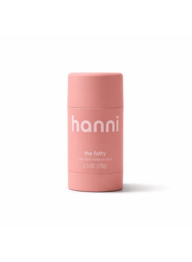 HANNI Fatty Body Moisturizer Stick with Fatty Acids, Travel Size Friendly Solid Lotion for Plumping and Hydration, Fragrance-Free and Safe for Sensitive Skin, 2.5 oz - Image 1