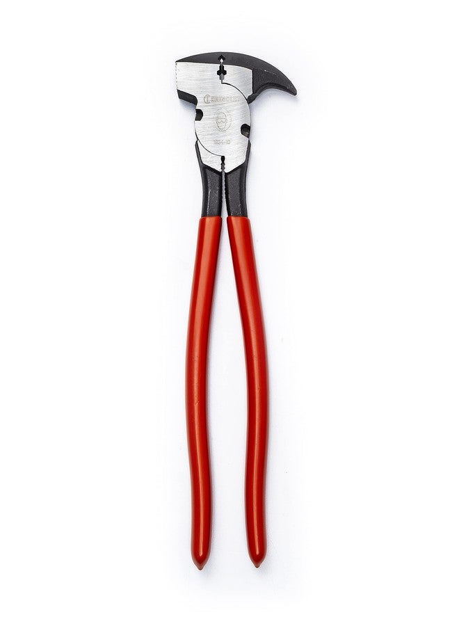 كريسنت كماشة سياج متينة بمقبض هلالي مائل، متينة، ومفصلة أسلاك ممتازة وقاطعة دبابيس - 193410CVNN-05-10 بوصة، لون أحمر - Image 2