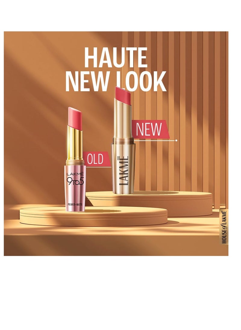 LAKMÉ 9TO5 Primer  Matte Lip Color Brick Blush 3.6 g