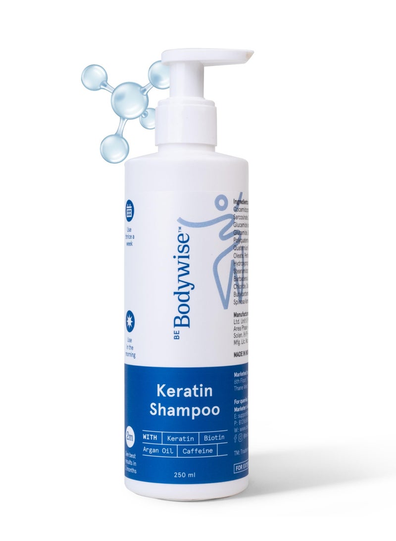 Be Bodywise Keratin Conditioner |Paraben And Sls Free | Reduces Frizz | Locks In Moisture | Keratin, Silk Protein, Biotin And Shea Butter - Image 1