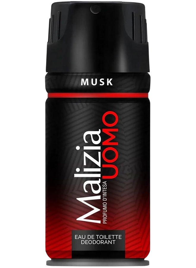 Malizia Uomo Deodorant Musk 150ml - Image 1