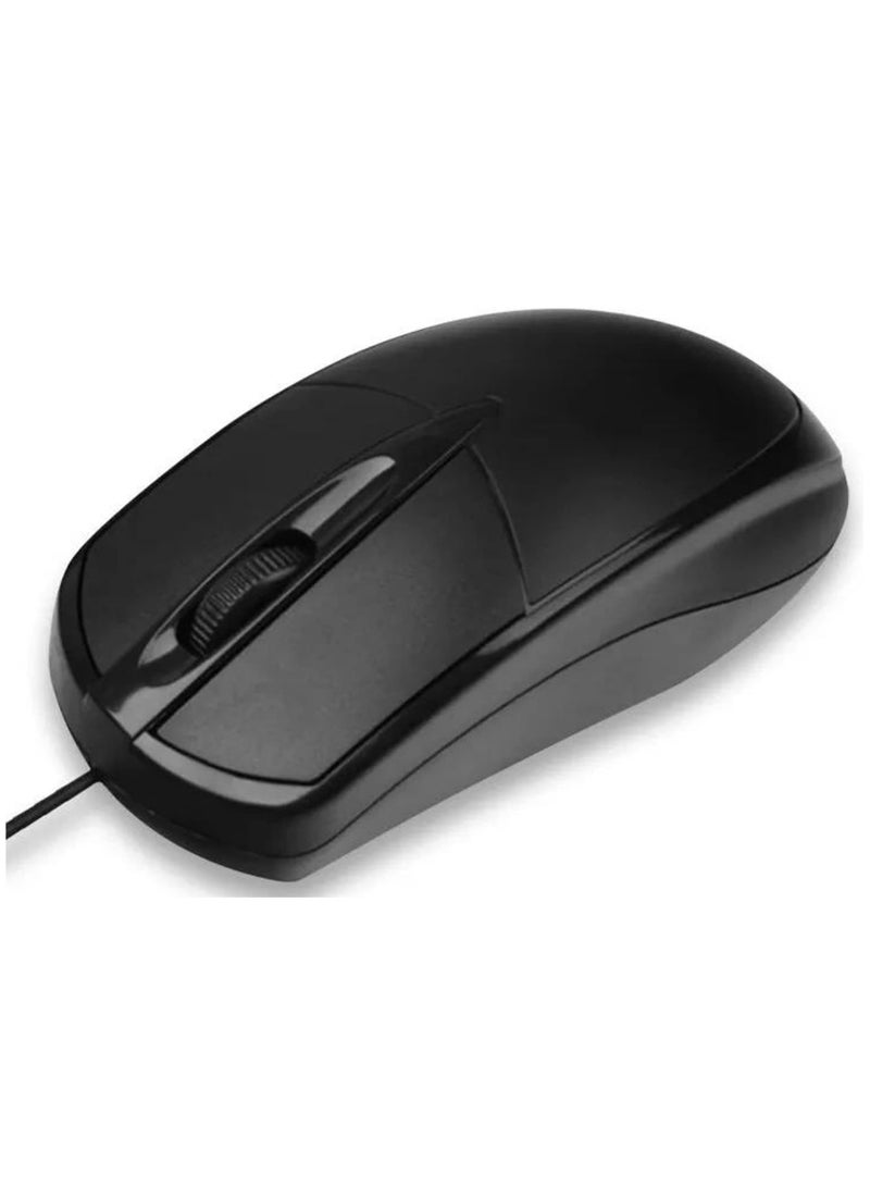 كاكوسيجا ماوس بصري سلكي من KAKUSIGA KSC-355 بمنفذ USB بدقة 1500 نقطة في البوصة، تصميم مريح، توصيل وتشغيل - Image 2