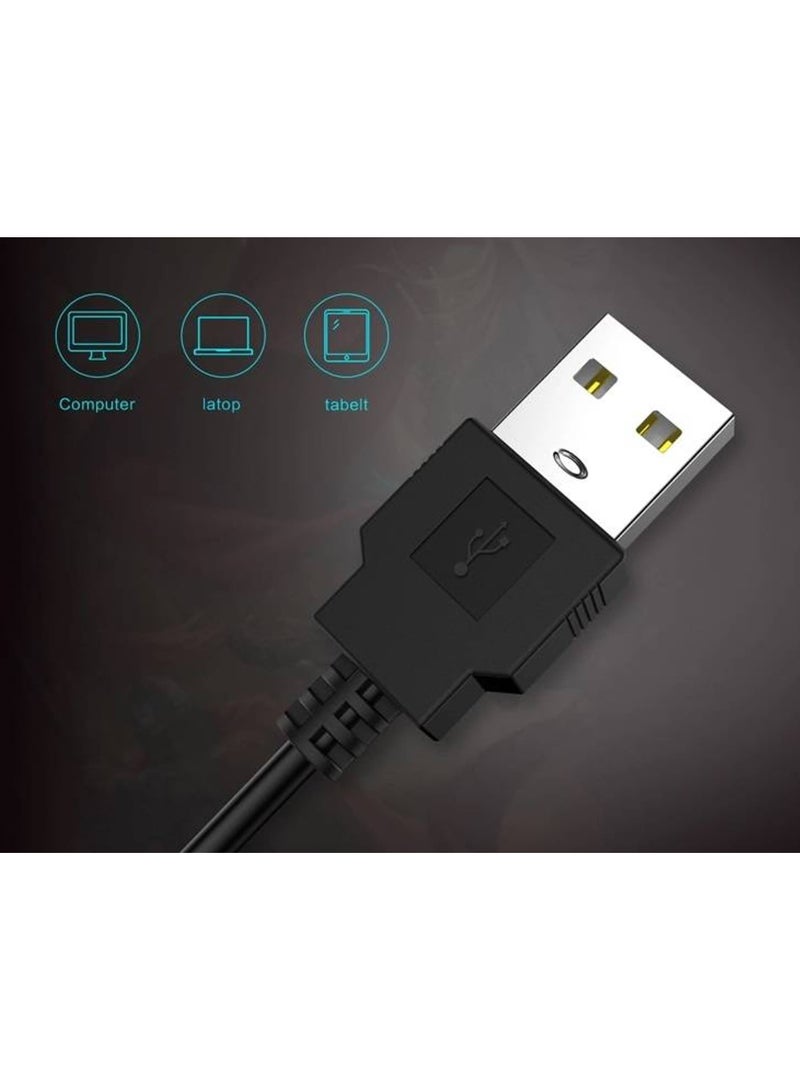 كاكوسيجا ماوس بصري سلكي من KAKUSIGA KSC-355 بمنفذ USB بدقة 1500 نقطة في البوصة، تصميم مريح، توصيل وتشغيل - Image 5
