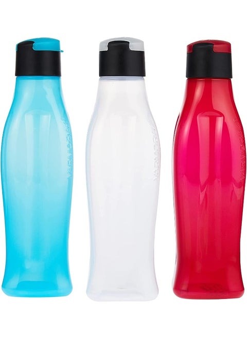 Aqua Rio Bottle 750 Ml (Set Of 3) Assorted