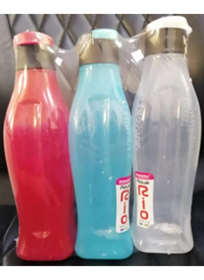 Aqua Rio Bottle 750 Ml (Set Of 3) Assorted