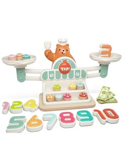 M MIAOYAN Kids Balance Math Game - STEM Toys Gift for 3 Year Old Boys Girls, Balance Counting Toys Educational Kindergarten Preschool Learning Toys, Mathematical Thinking Enhancement Educational Toys  - Image 1