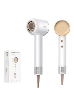 Dreame Hair Glory Hair Dryer, Quick-Drying, 110,000 RPM High-Speed Motor, 70m/s Airflow Speed, Powerful Negative Ions Technology, Lightweight, Temperature and Airspeed Control, White  - Image 1
