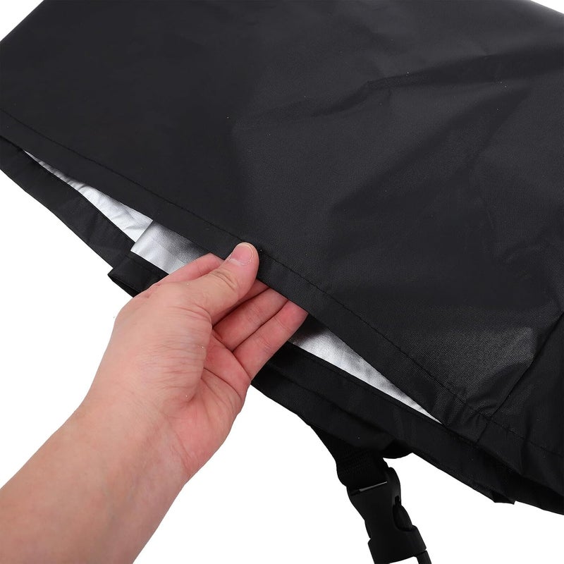 UKCOCO Waterproof Generator Cover 81x61x61cm Black, Windproof Protective Cover for Outdoor Portable Generators, Heavy-duty Rainproof Storage Accessory - Image 3