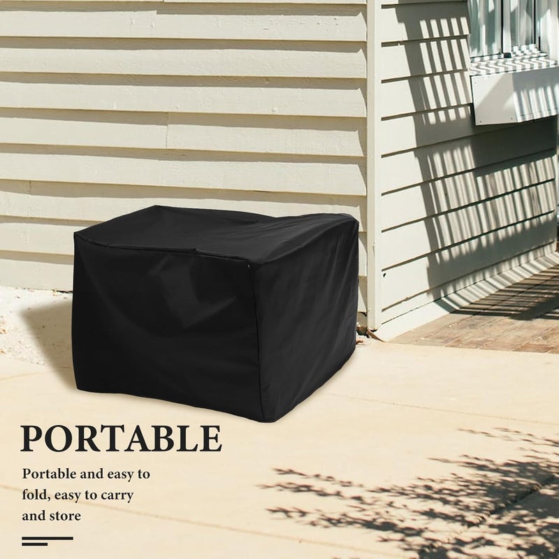 UKCOCO Waterproof Generator Cover 81x61x61cm Black, Windproof Protective Cover for Outdoor Portable Generators, Heavy-duty Rainproof Storage Accessory - Image 5