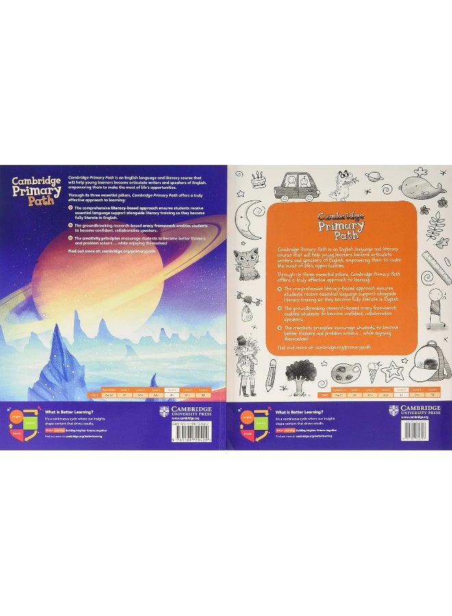 كتاب الطلاب لمستوى 4 من مسار كامبريدج الابتدائي مع دفتر الإبداع